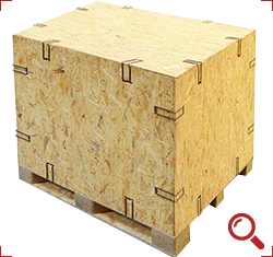 Caja de madera de un uso Clipox ECO